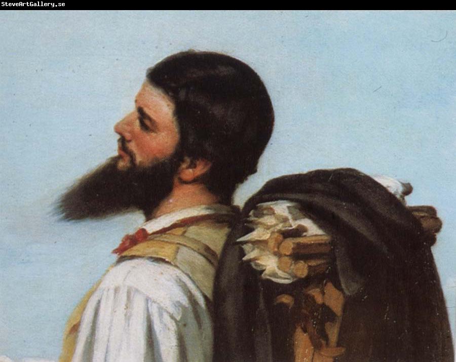 Gustave Courbet Detail of encounter